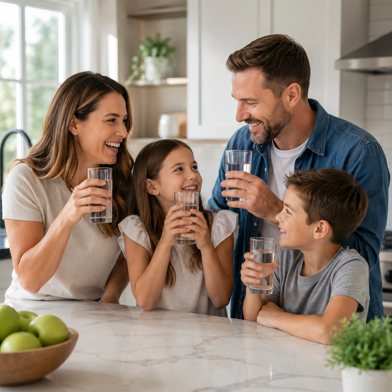 Whole house water filtration system
